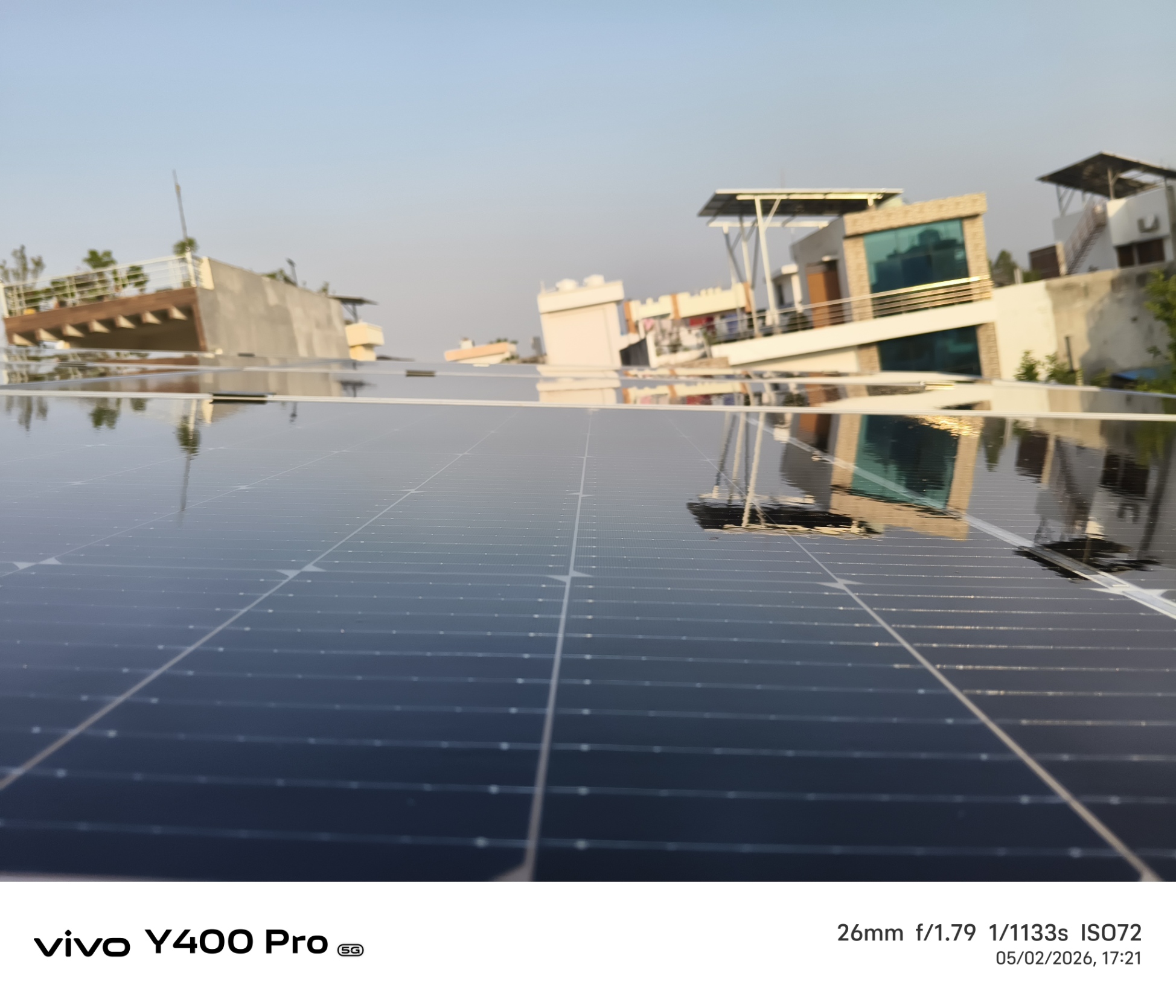 Clean solar panels after rooftop service in Lucknow